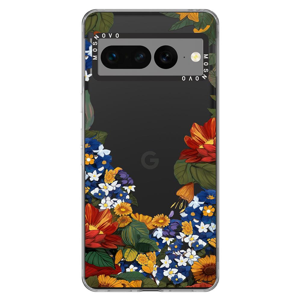 Floral Garden Phone Case - Google Pixel 7 Pro Case - MOSNOVO