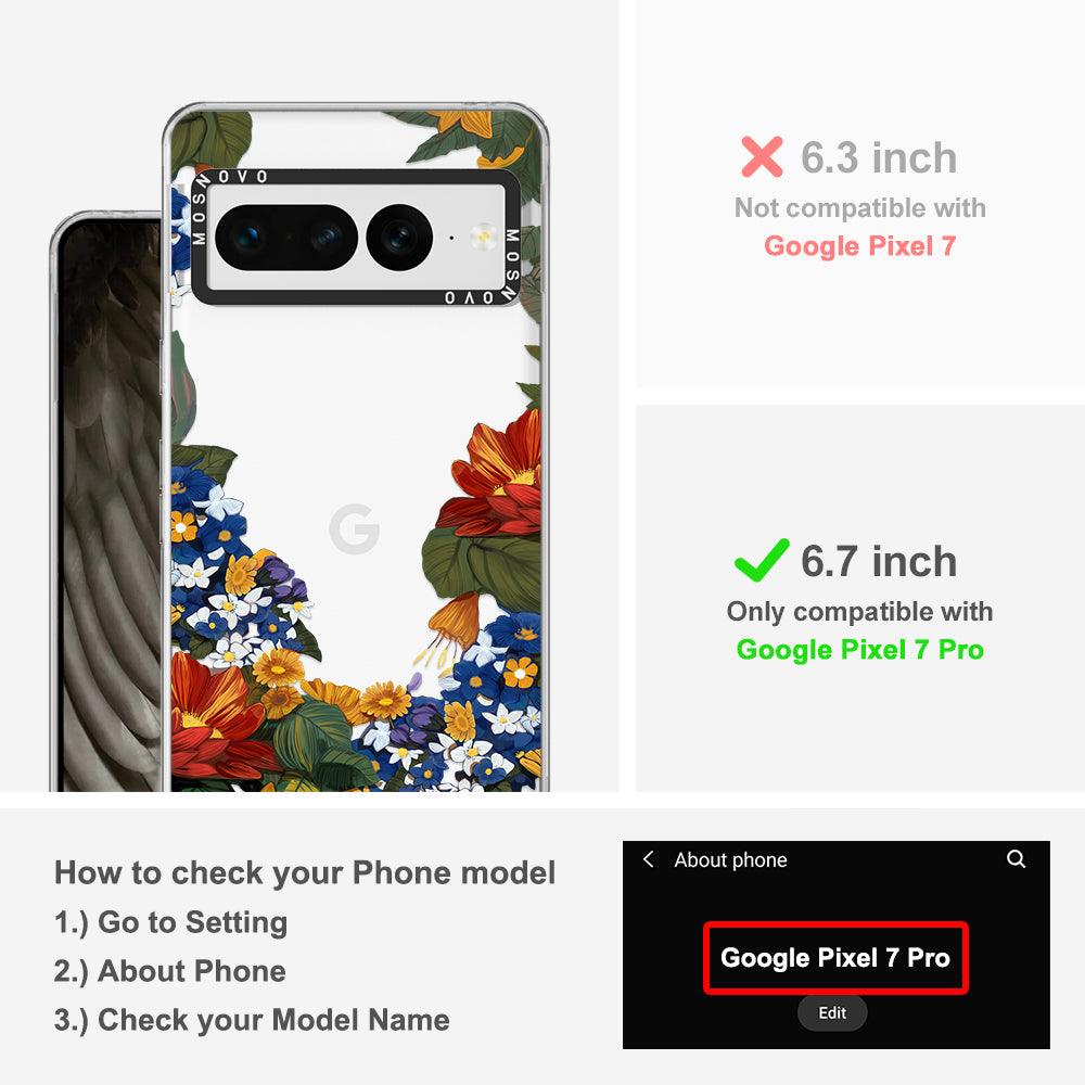 Floral Garden Phone Case - Google Pixel 7 Pro Case - MOSNOVO