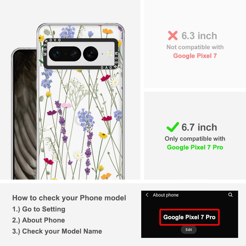 Floral Garden Phone Case - Google Pixel 7 Pro Case - MOSNOVO