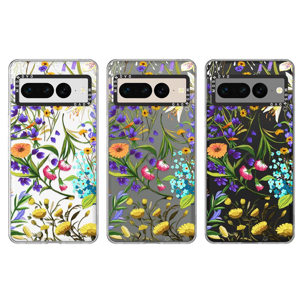 Floral Garden Phone Case - Google Pixel 7 Pro Case - MOSNOVO