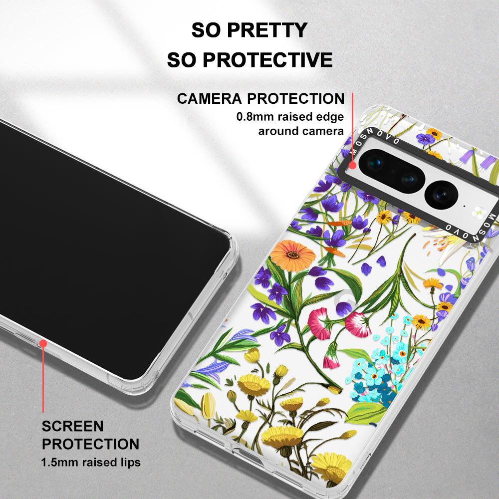 Floral Garden Phone Case - Google Pixel 7 Pro Case - MOSNOVO