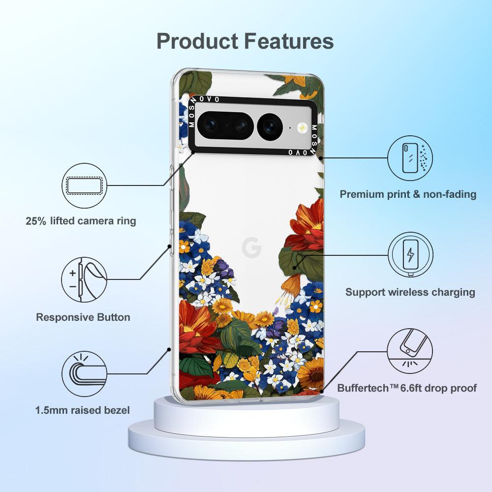 Floral Garden Phone Case - Google Pixel 7 Pro Case - MOSNOVO