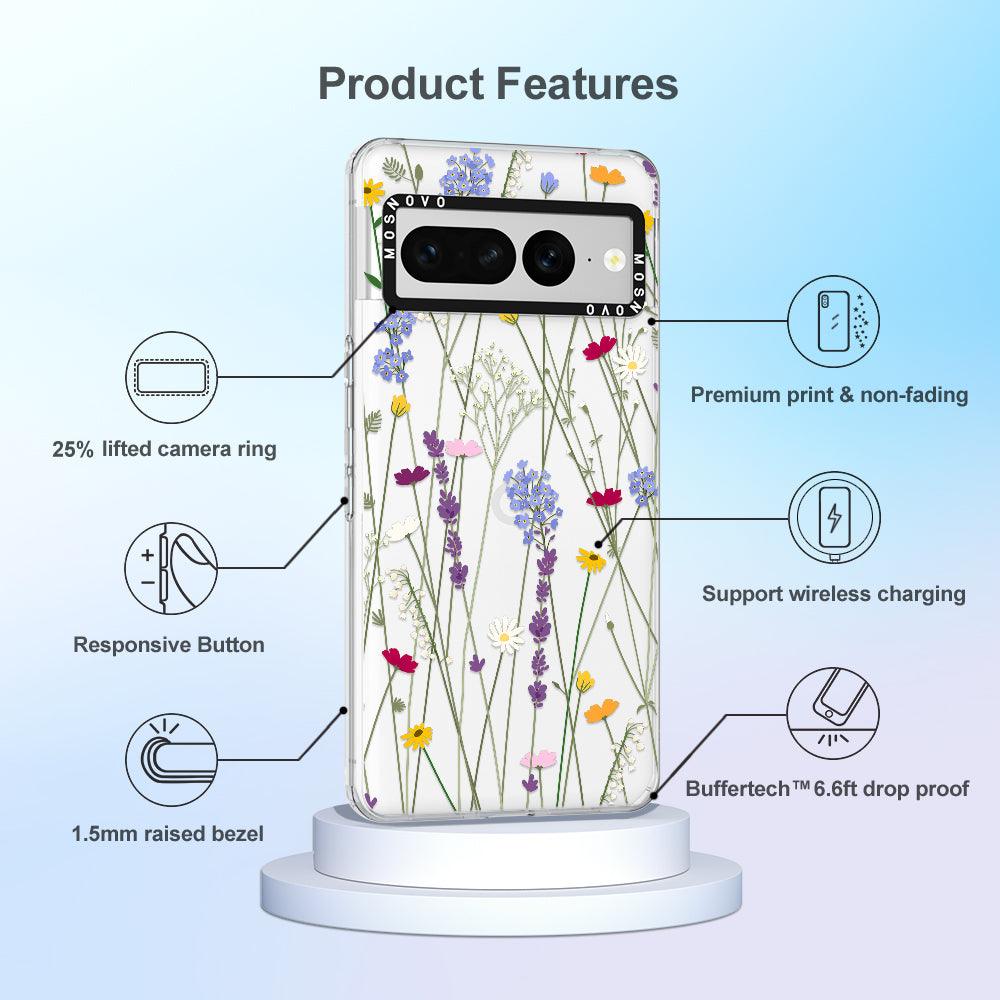 Floral Garden Phone Case - Google Pixel 7 Pro Case - MOSNOVO