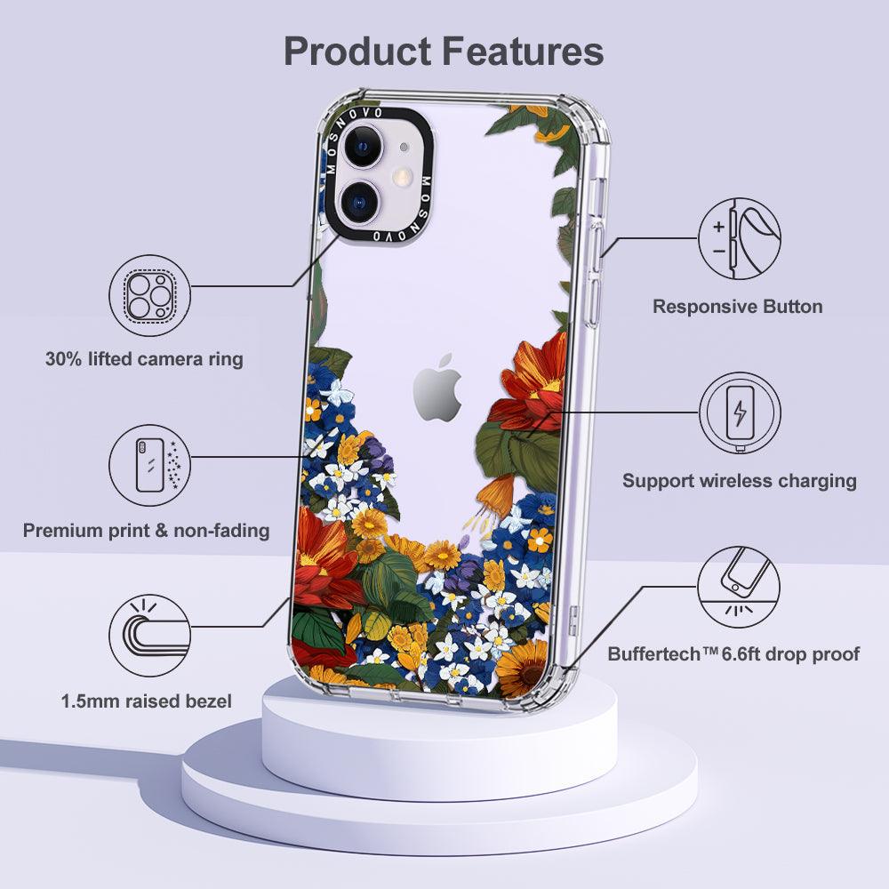 Summer Garden Phone Case - iPhone 11 Case - MOSNOVO