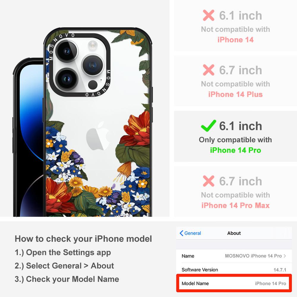 Summer Garden Phone Case - iPhone 14 Pro Case - MOSNOVO