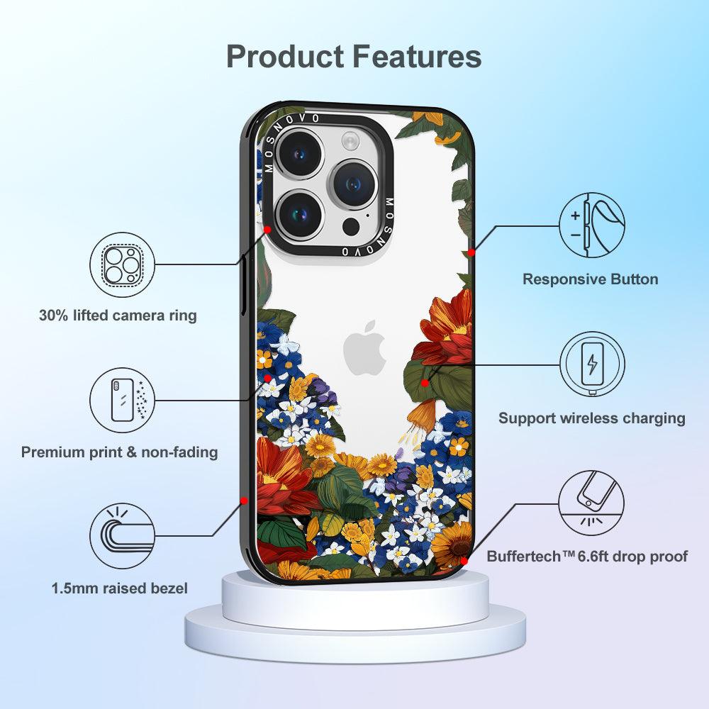 Summer Garden Phone Case - iPhone 14 Pro Case - MOSNOVO