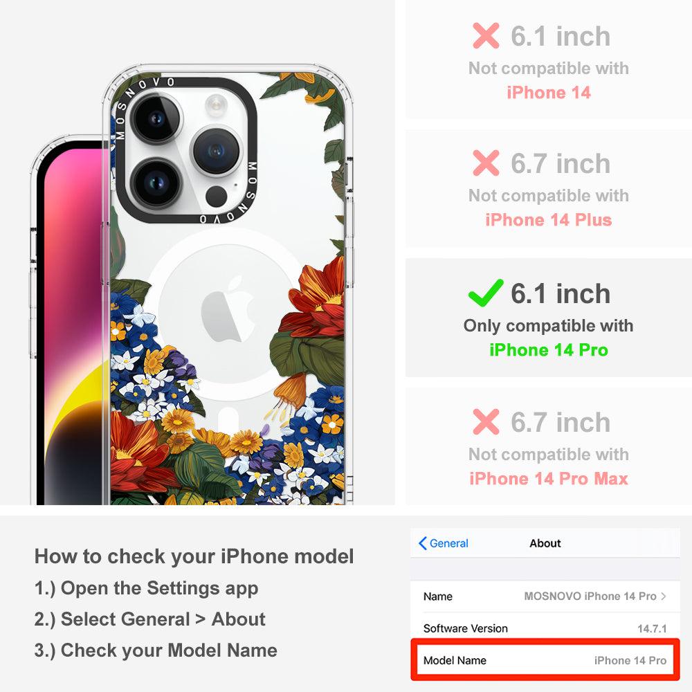 Summer Garden Phone Case - iPhone 14 Pro Case - MOSNOVO