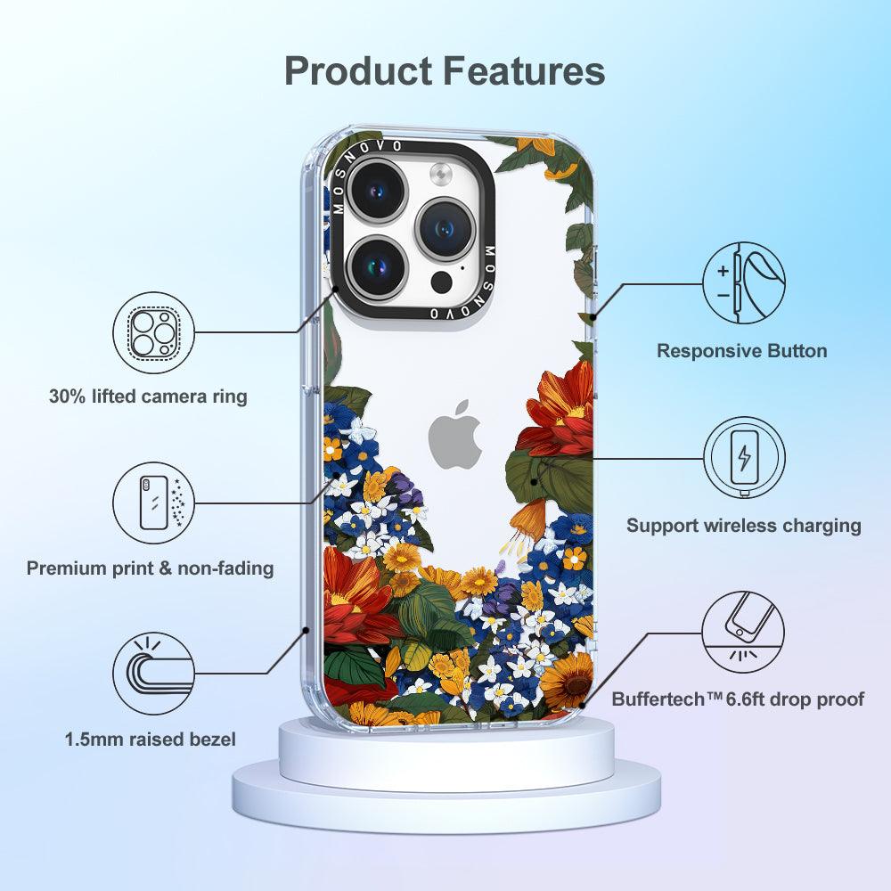 Summer Garden Phone Case - iPhone 14 Pro Case - MOSNOVO