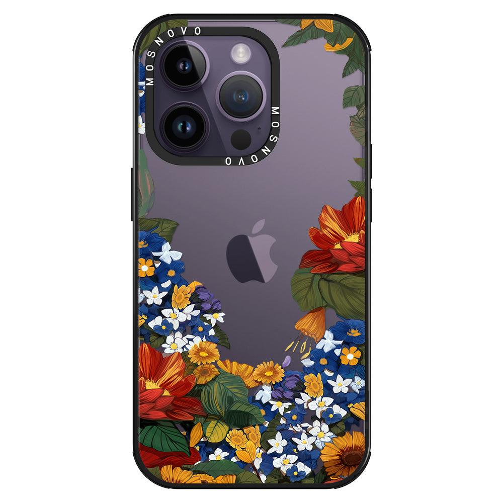 Summer Garden Phone Case - iPhone 14 Pro Case - MOSNOVO