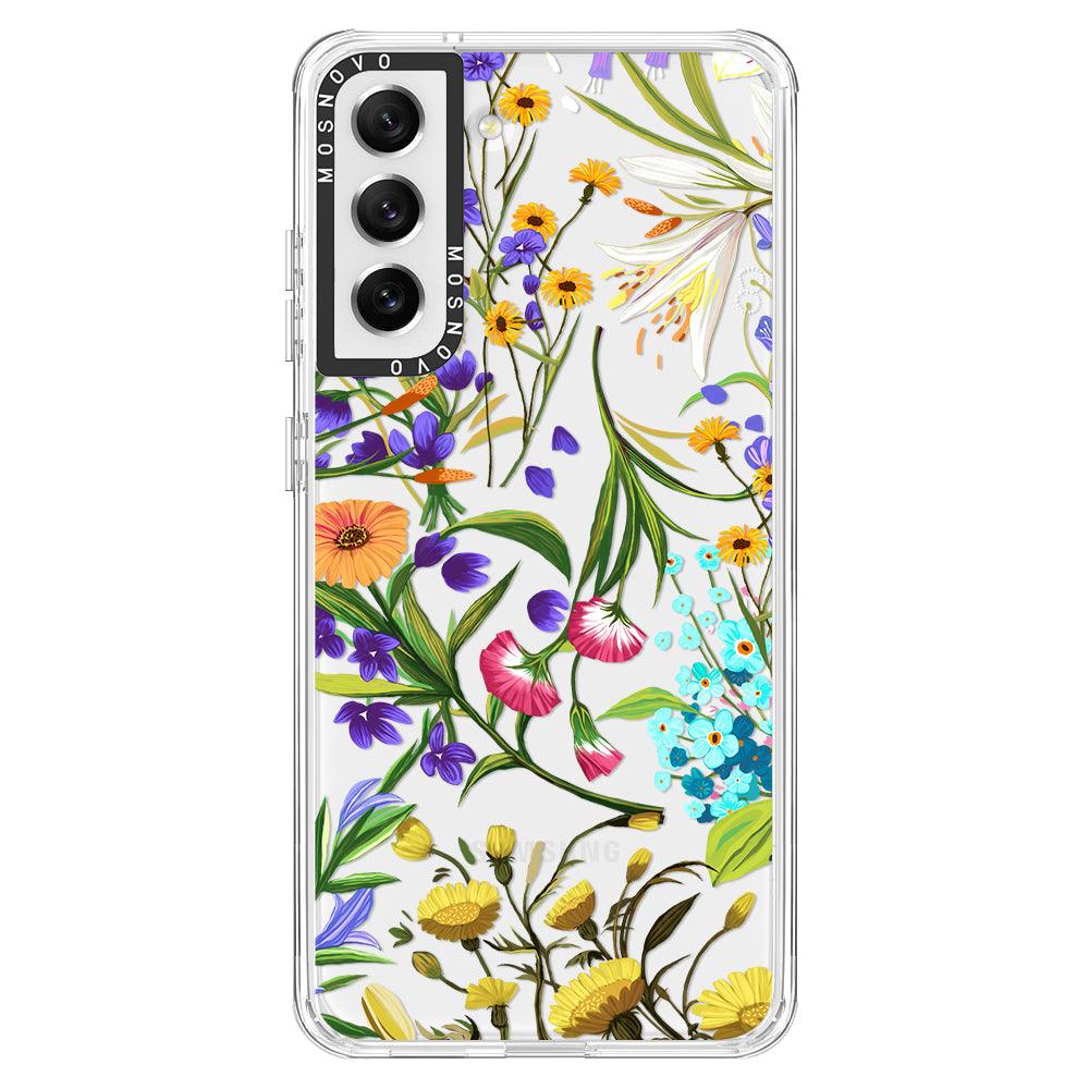 Floral Garden Phone Case - Samsung Galaxy S21 FE Case - MOSNOVO