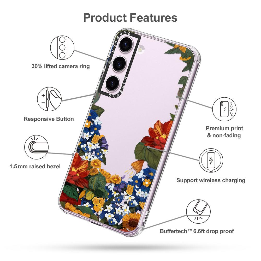 Floral Garden Phone Case - Samsung Galaxy S23 Case - MOSNOVO