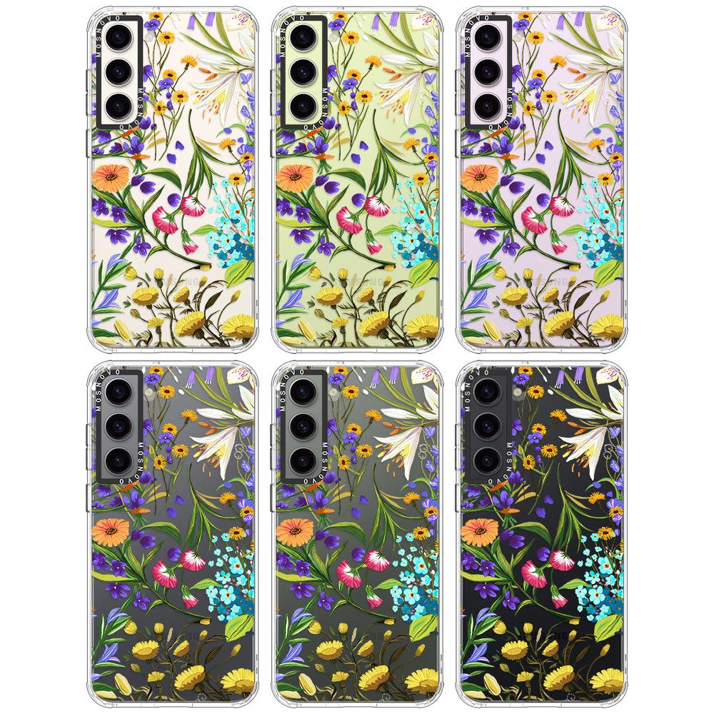 Floral Garden Phone Case - Samsung Galaxy S23 Case - MOSNOVO