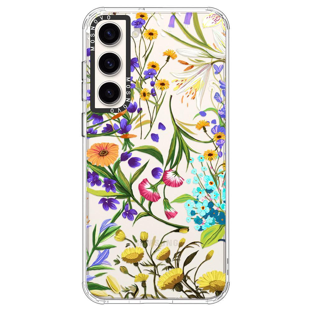 Floral Garden Phone Case - Samsung Galaxy S23 Plus Case - MOSNOVO