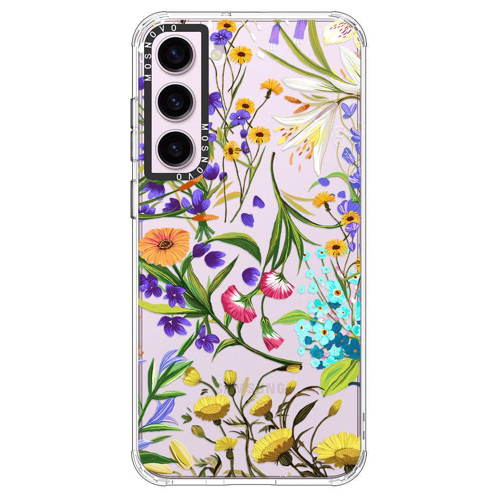 Floral Garden Phone Case - Samsung Galaxy S23 Plus Case - MOSNOVO