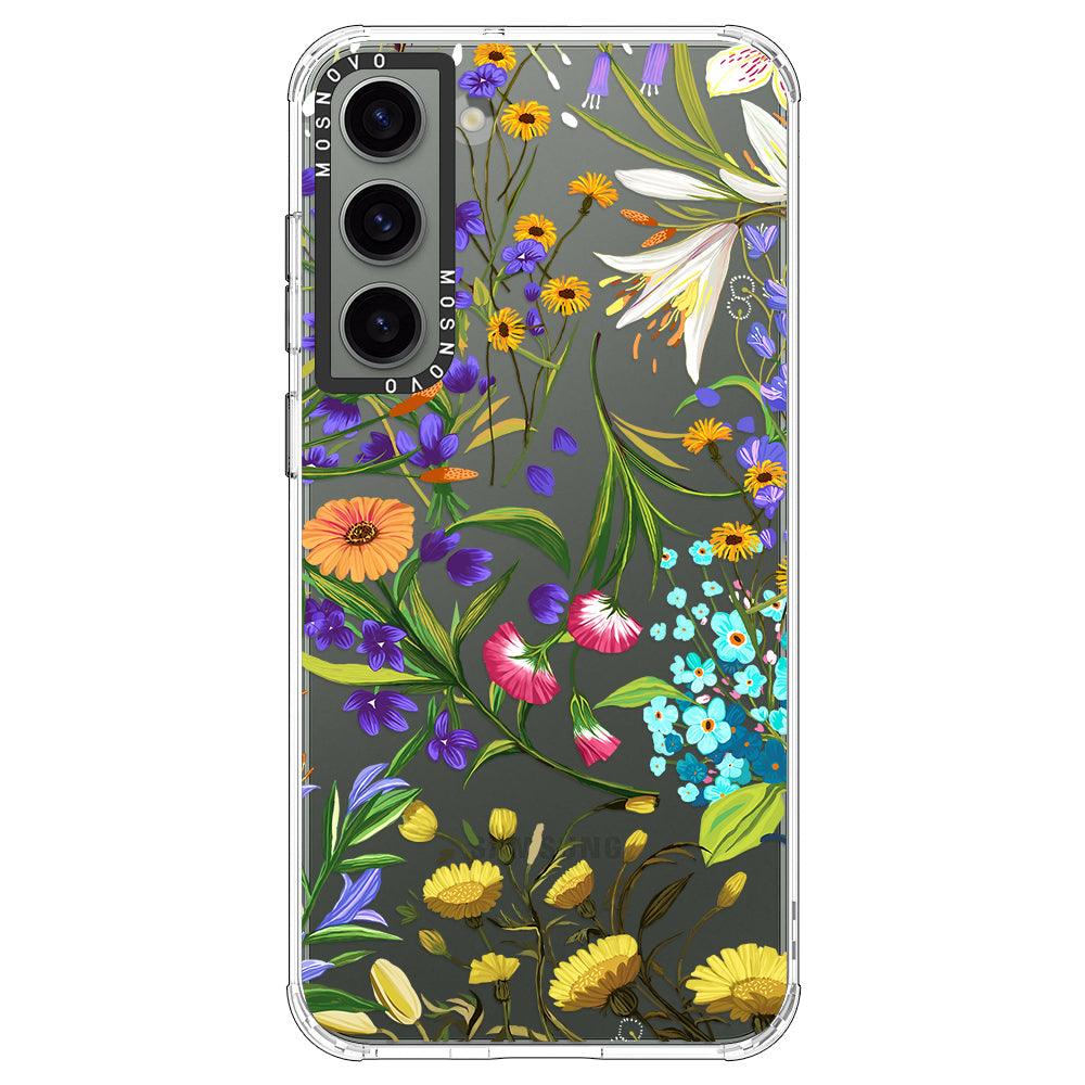 Floral Garden Phone Case - Samsung Galaxy S23 Plus Case - MOSNOVO