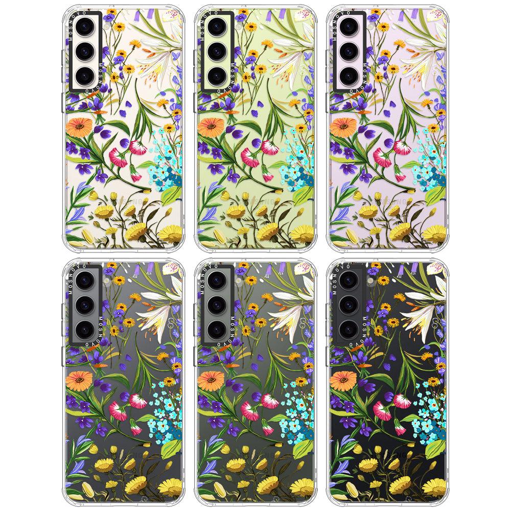 Floral Garden Phone Case - Samsung Galaxy S23 Plus Case - MOSNOVO