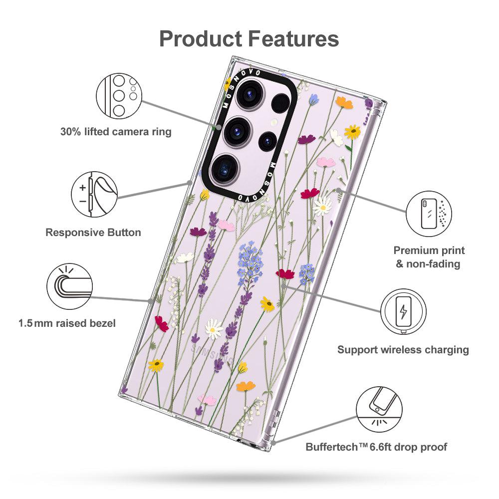 Floral Garden Phone Case - Samsung Galaxy S23 Ultra Case - MOSNOVO