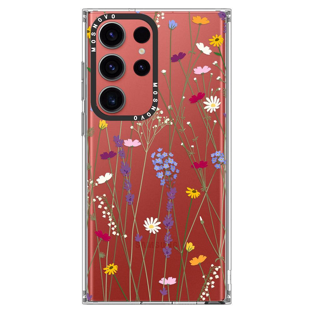 Floral Garden Phone Case - Samsung Galaxy S23 Ultra Case - MOSNOVO