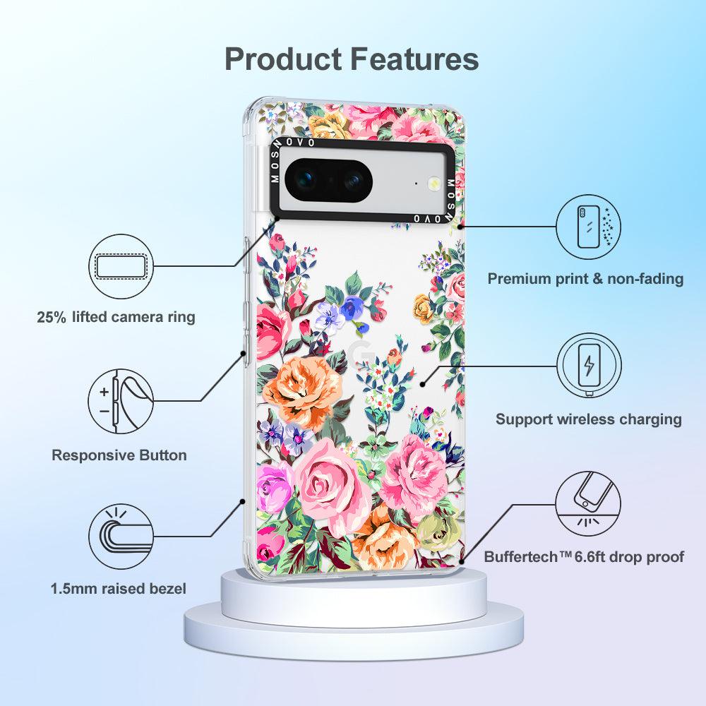 Flower Garden Phone Case - Google Pixel 7 Case - MOSNOVO