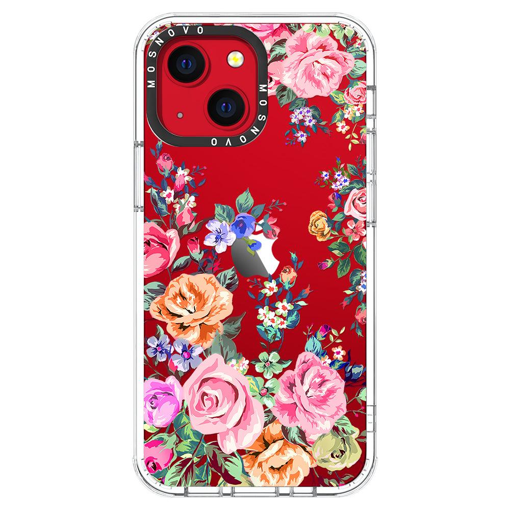 Flower Garden Phone Case - iPhone 13 Mini Case - MOSNOVO