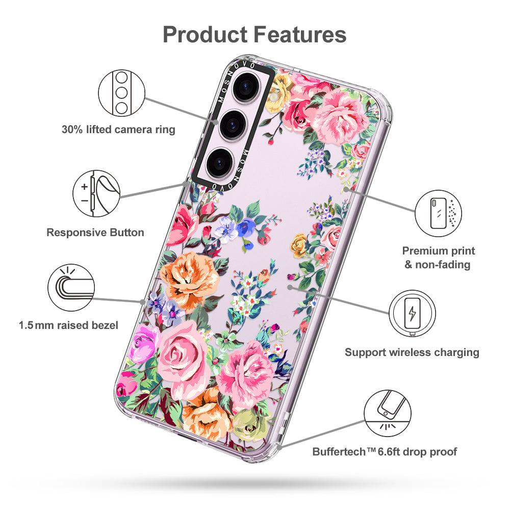 Flower Garden Phone Case - Samsung Galaxy S23 Case - MOSNOVO