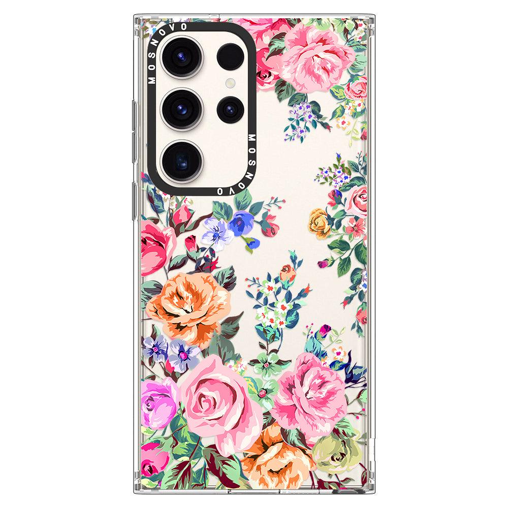 Rose Garden Phone Case - Samsung Galaxy S23 Ultra Case - MOSNOVO