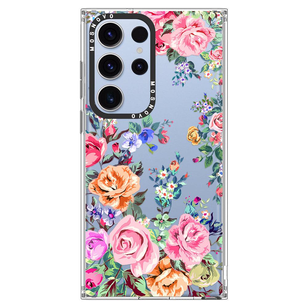 Rose Garden Phone Case - Samsung Galaxy S23 Ultra Case - MOSNOVO