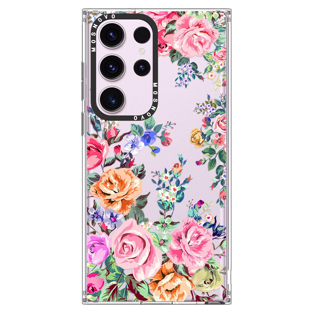 Rose Garden Phone Case - Samsung Galaxy S23 Ultra Case - MOSNOVO