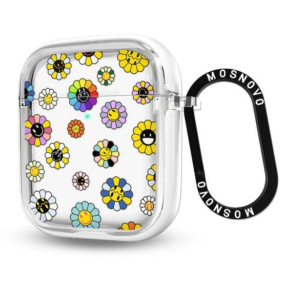 Flower Smiley Face AirPods 1/2 Case - MOSNOVO