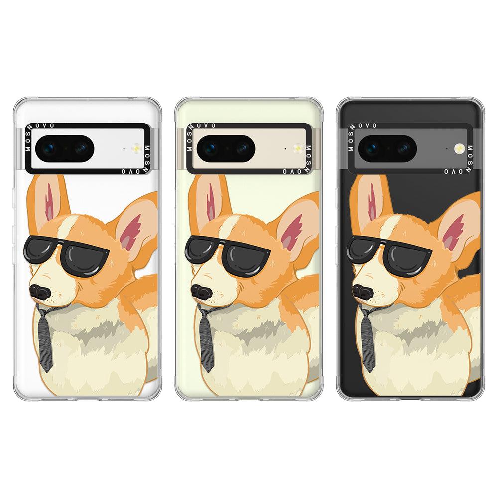 Fluffy Corgi Phone Case - Google Pixel 7 Case - MOSNOVO