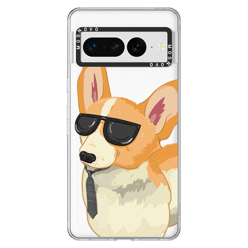 Fluffy Corgi Phone Case - Google Pixel 7 Pro Case - MOSNOVO