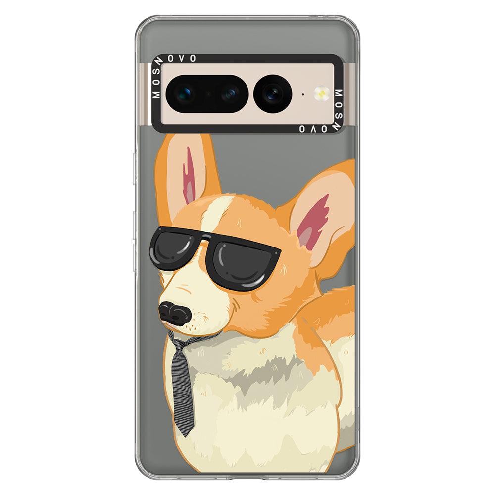 Fluffy Corgi Phone Case - Google Pixel 7 Pro Case - MOSNOVO