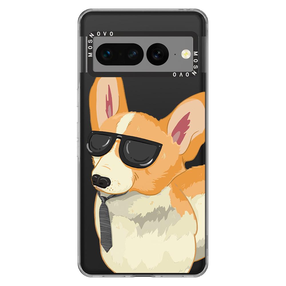 Fluffy Corgi Phone Case - Google Pixel 7 Pro Case - MOSNOVO