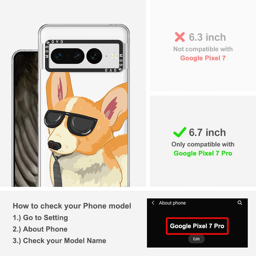 Fluffy Corgi Phone Case - Google Pixel 7 Pro Case - MOSNOVO