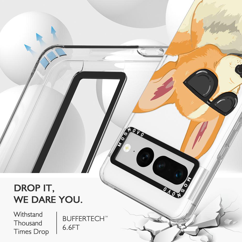 Fluffy Corgi Phone Case - Google Pixel 7 Pro Case - MOSNOVO