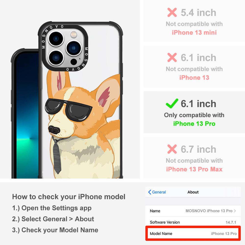 Fluffy Corgi Phone Case - iPhone 13 Pro Case - MOSNOVO