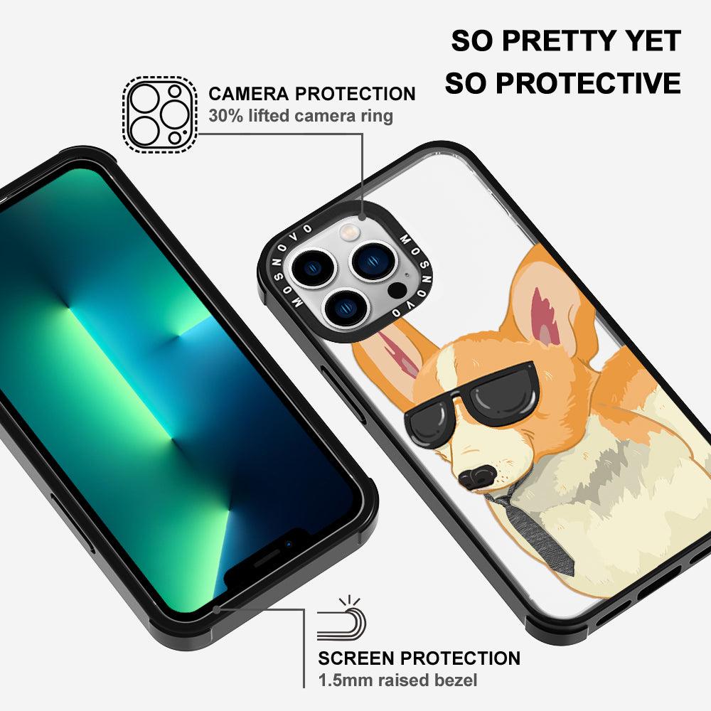 Fluffy Corgi Phone Case - iPhone 13 Pro Case - MOSNOVO