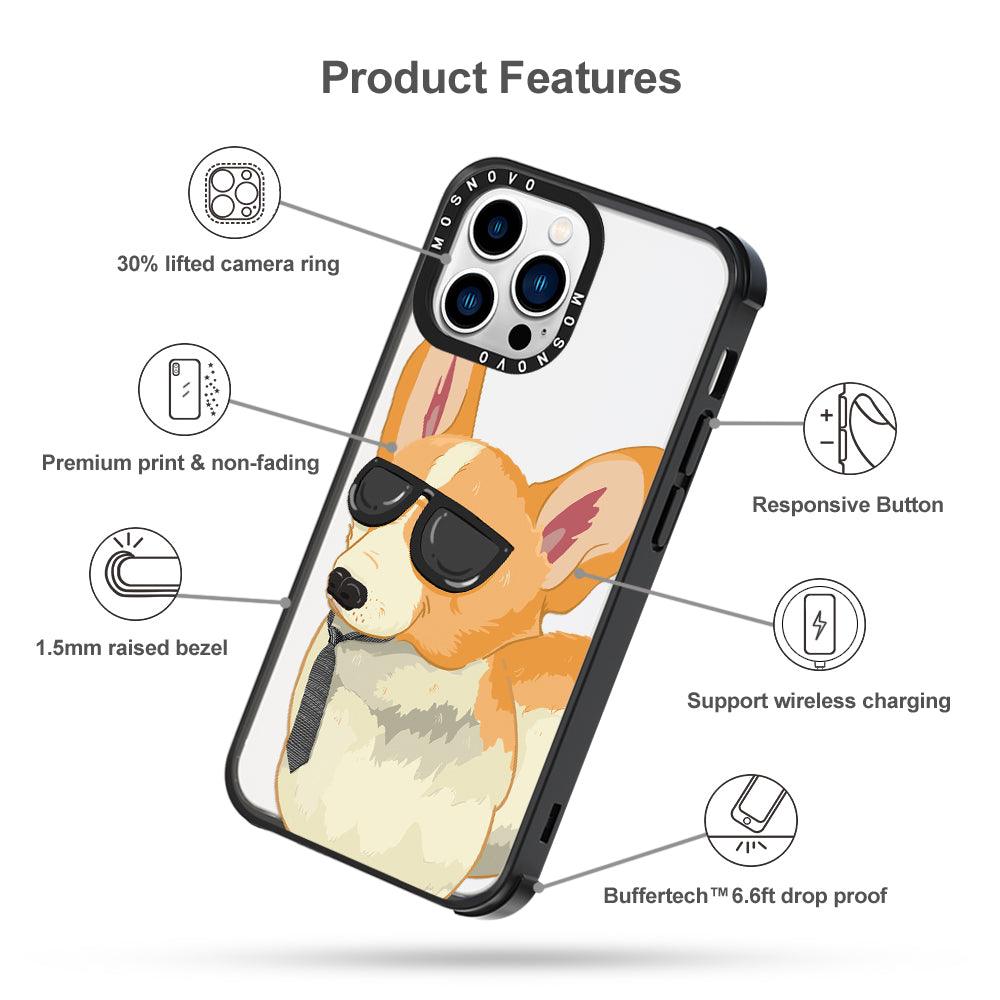 Fluffy Corgi Phone Case - iPhone 13 Pro Case - MOSNOVO