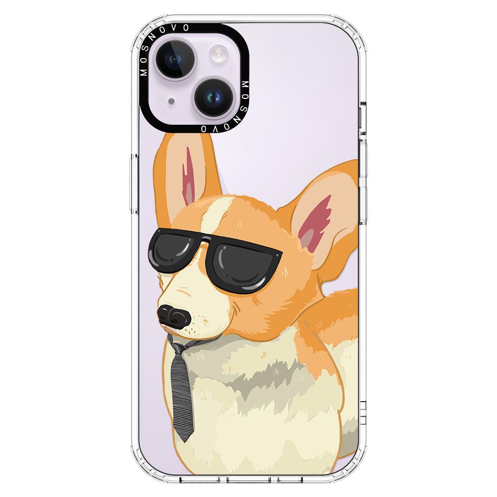 Fluffy Corgi Phone Case - iPhone 14 Plus Case - MOSNOVO