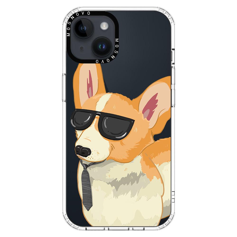 Fluffy Corgi Phone Case - iPhone 14 Plus Case - MOSNOVO