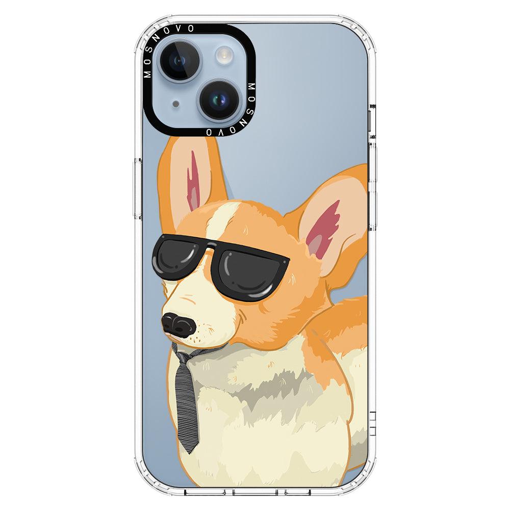 Fluffy Corgi Phone Case - iPhone 14 Plus Case - MOSNOVO