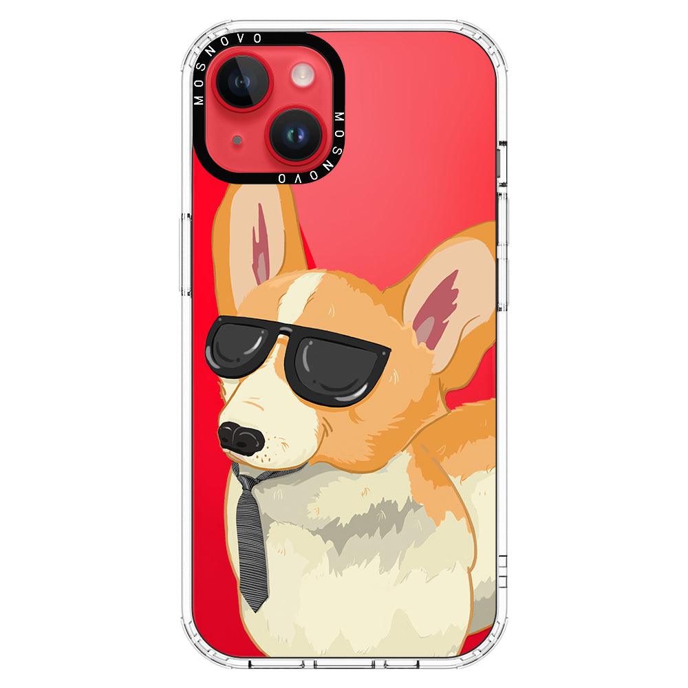 Fluffy Corgi Phone Case - iPhone 14 Plus Case - MOSNOVO