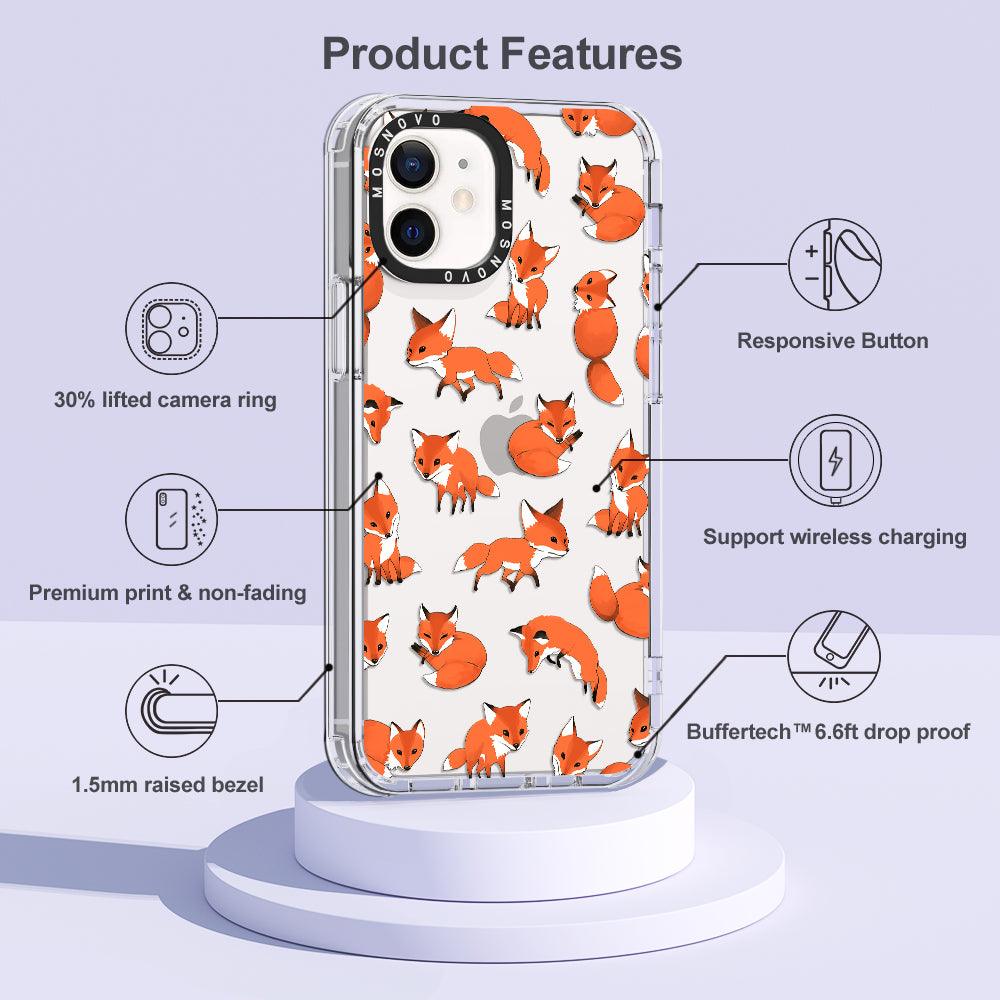 Fox Phone Case - iPhone 12 Mini Case - MOSNOVO