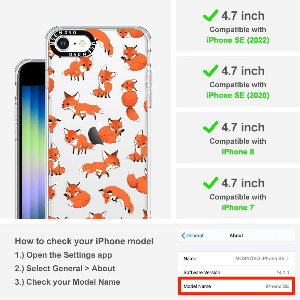 Fox Phone Case - iPhone 8 Case - MOSNOVO