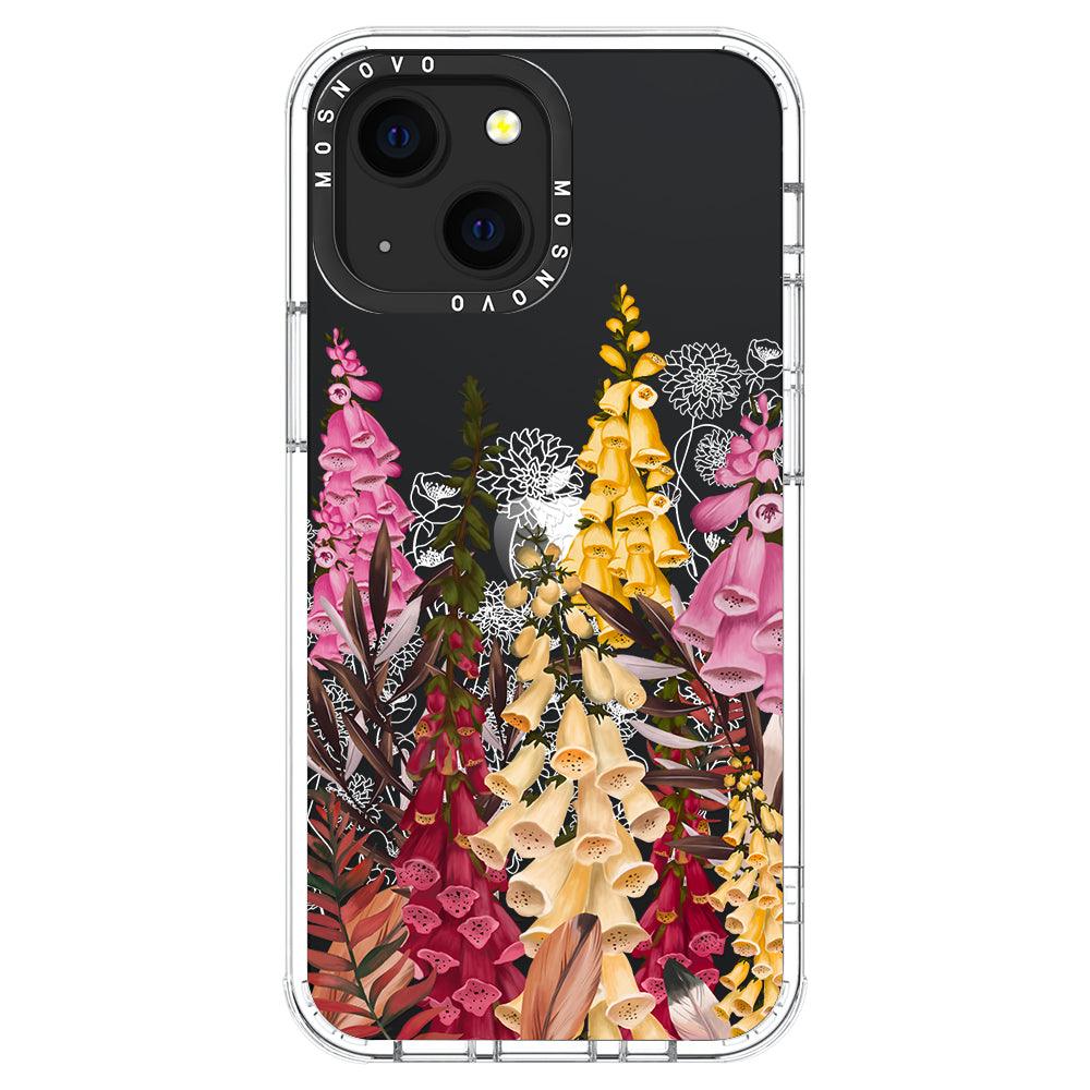 Foxglove Flower Phone Case - iPhone 13 Mini Case - MOSNOVO