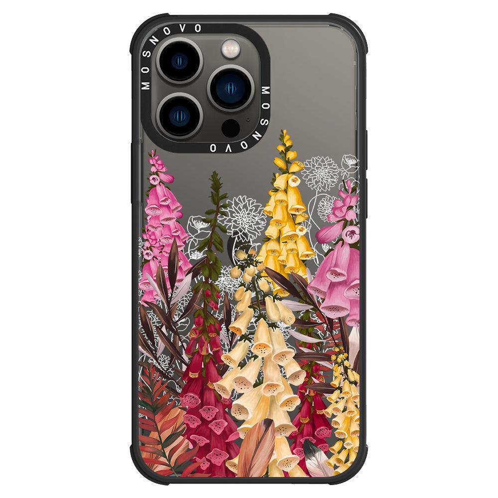 Foxglove Flower Phone Case - iPhone 13 Pro Case - MOSNOVO