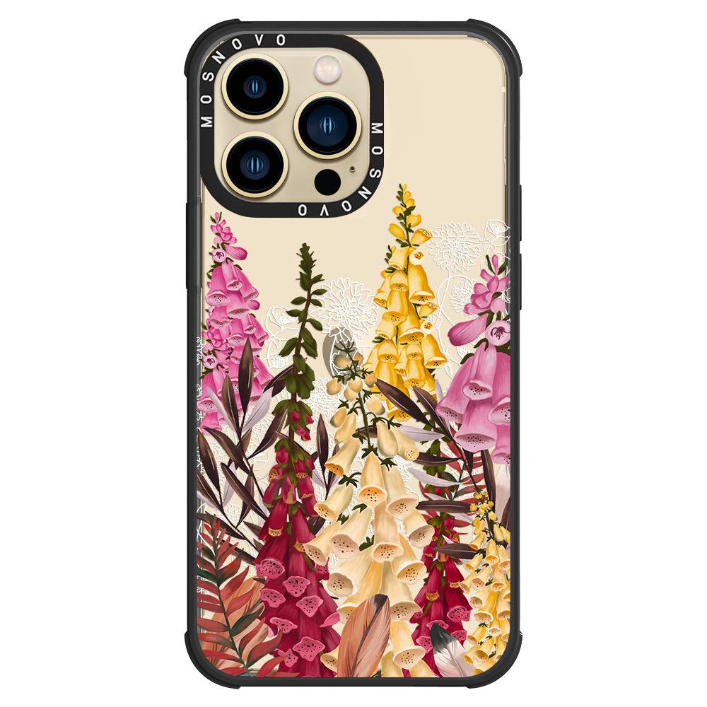 Foxglove Flower Phone Case - iPhone 13 Pro Case - MOSNOVO