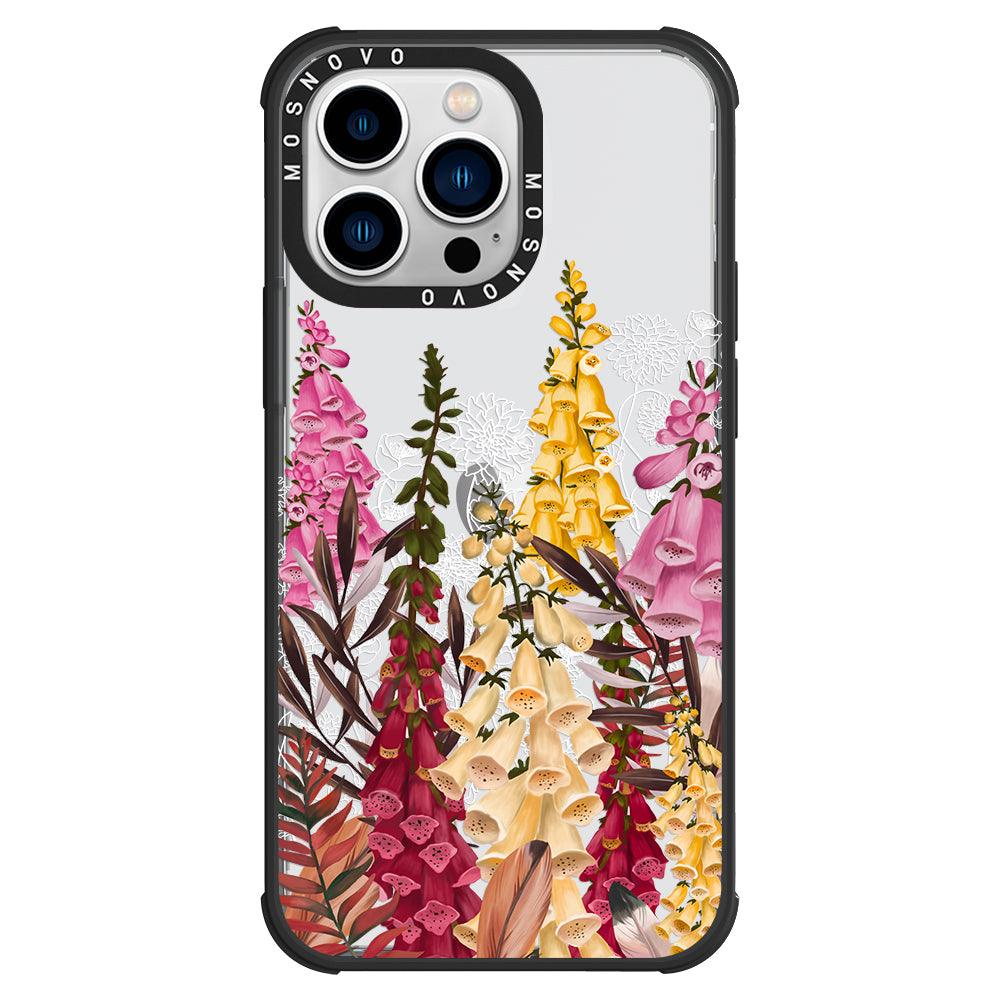 Foxglove Flower Phone Case - iPhone 13 Pro Case - MOSNOVO