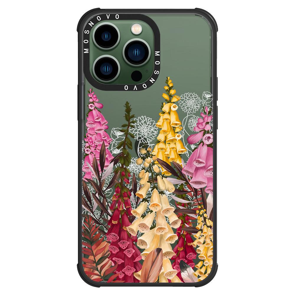 Foxglove Flower Phone Case - iPhone 13 Pro Case - MOSNOVO