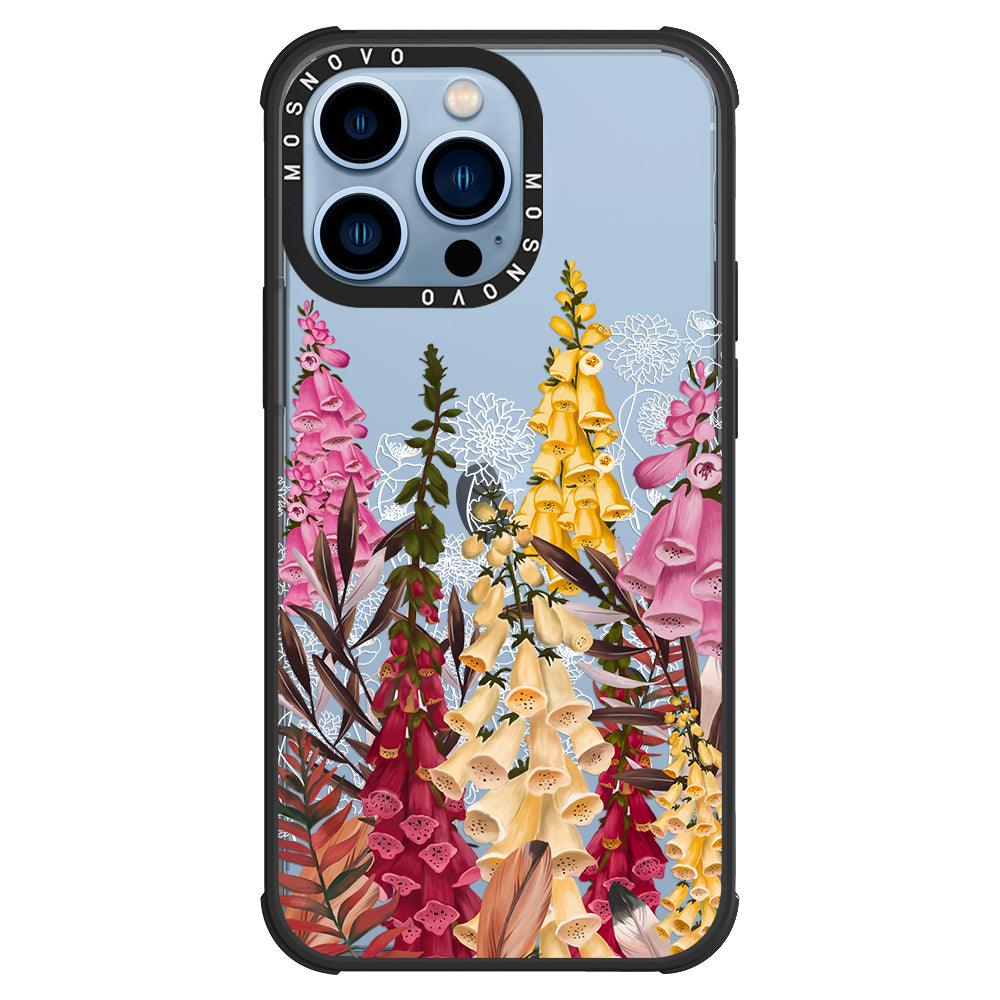 Foxglove Flower Phone Case - iPhone 13 Pro Case - MOSNOVO